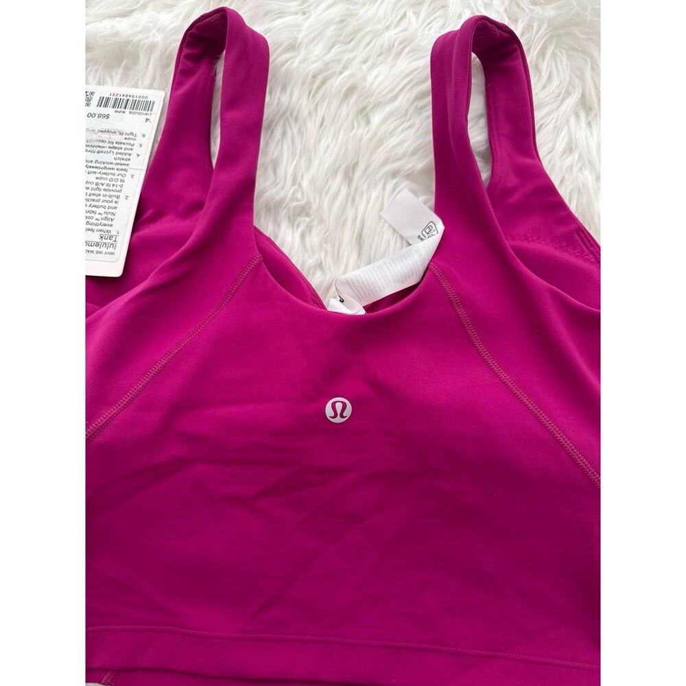 Lululemon Align Tank Top Raspberry Rave Size 6 - Picture 6 of 7